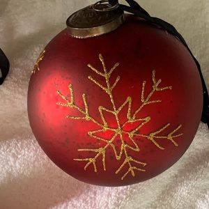 Two Classy glass ornaments